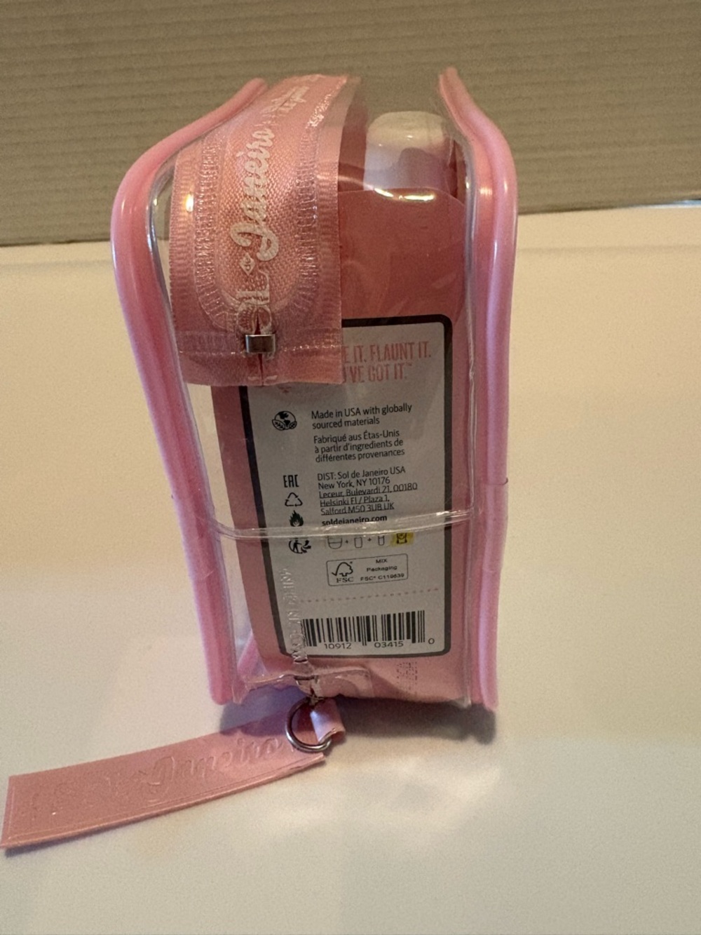 Sol de Janeiro Pink Travel Bath & Body Trio with Pouch - Picture 5 of 5